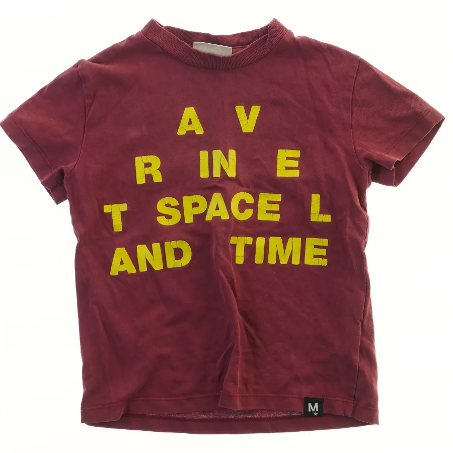 T-shirt med tekst fra Molo (str. 110)