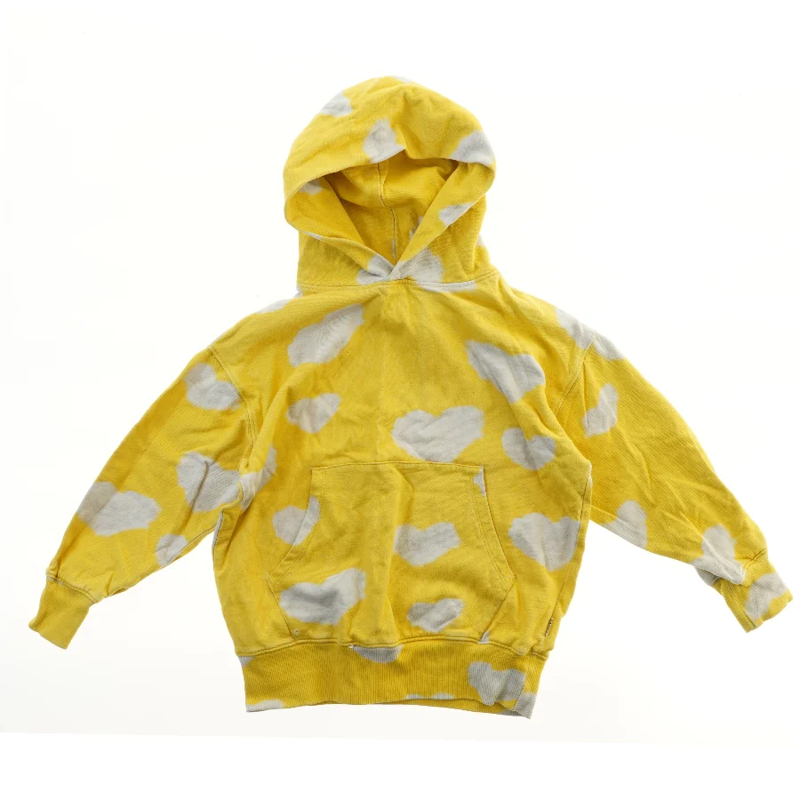 Gul hættetrøje med skyprint fra Molo (str. 128)