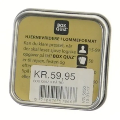 Box Quiz Julekalendere (str. 6x6 cm)