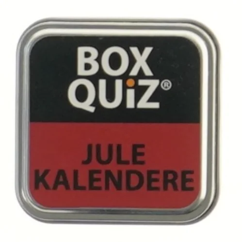 Box Quiz Julekalendere (str. 6x6 cm)
