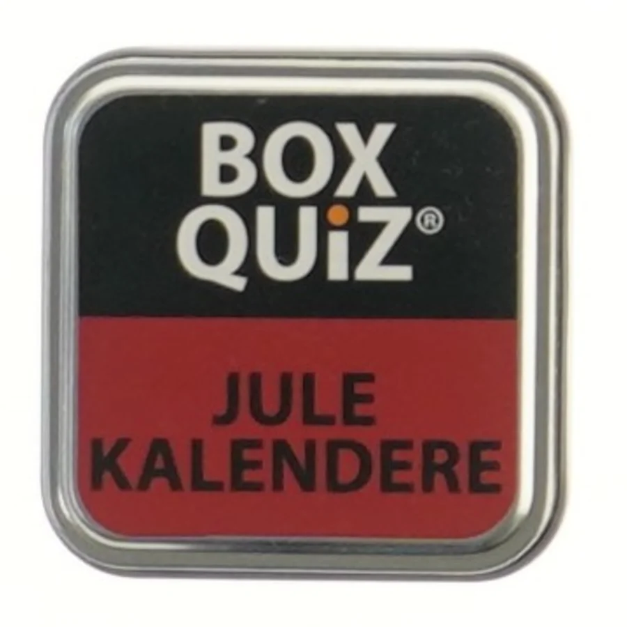 Box Quiz Julekalendere (str. 6x6 cm)