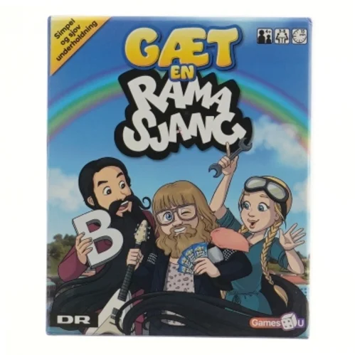 Gæt en Ramasjang brætspil fra Games4U (str. 17x14 cm)