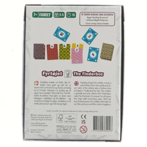 Kortspil Fyrtøjet fra Sidekick Games (str. 18x13 cm)