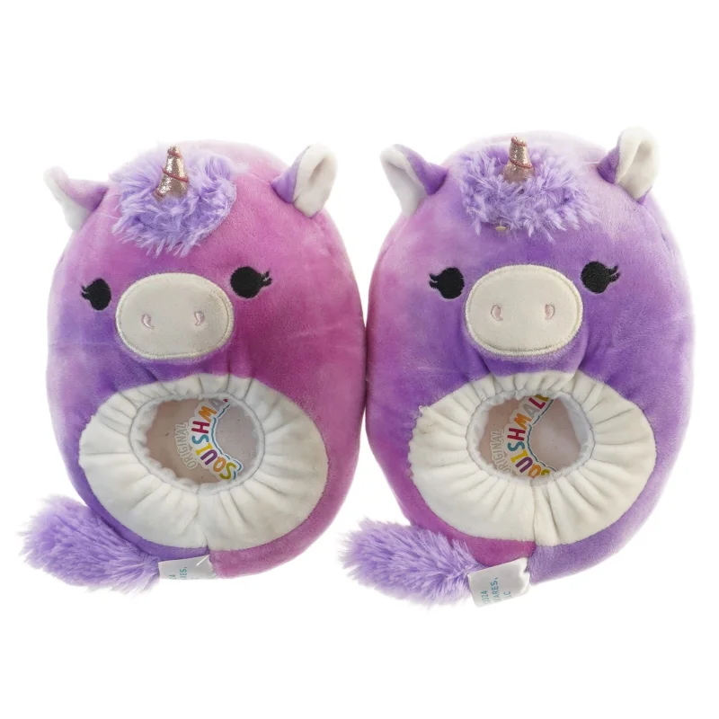 Unicorn hjemmesko fra Squishmallows (str. længde 20,5 cm)