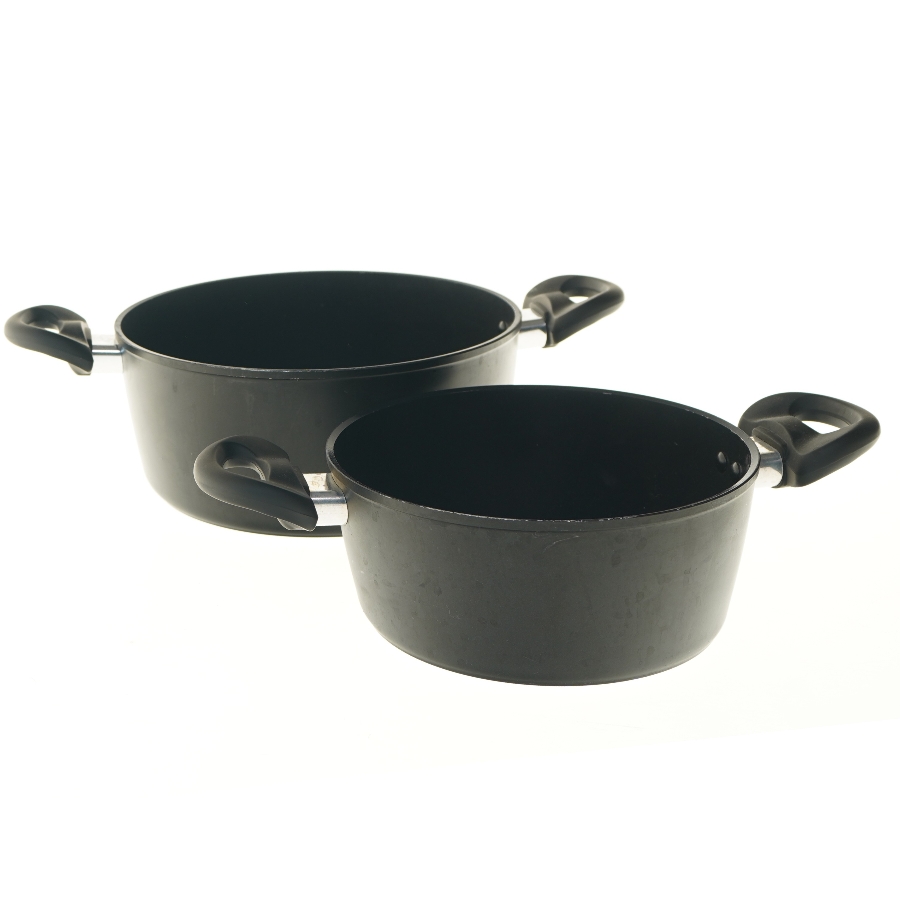 Sæt af to gryder med håndtag fra Conzept (str. Ø 21 & 25 cm)