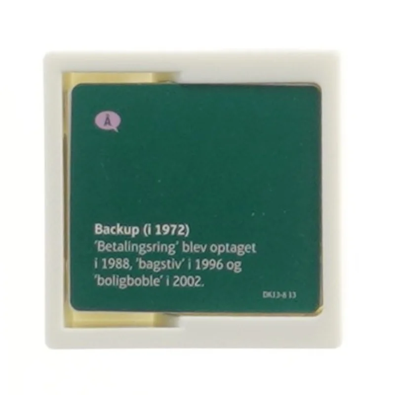 Bezzerwizzer Bricks Det Danske Sprog spil fra Bezzerwizzer (str. 7x7 cm)