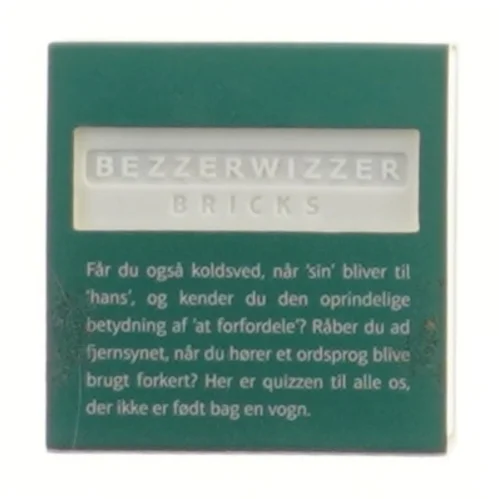 Bezzerwizzer Bricks Det Danske Sprog spil fra Bezzerwizzer (str. 7x7 cm)