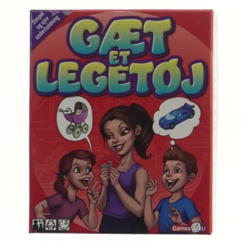 Brætspil 'Gæt et legetøj' (str. 17x14 cm)