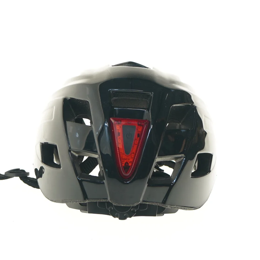 Cykelhjelm med LED lys (str. 27 cm)