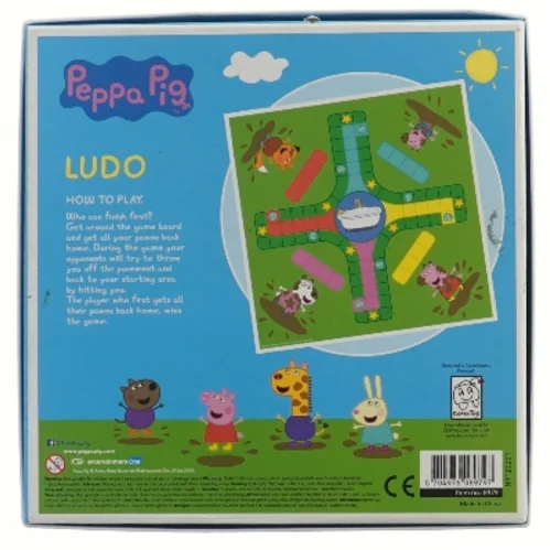 Peppa Pig Ludo brætspil (str. 24x24 cm)