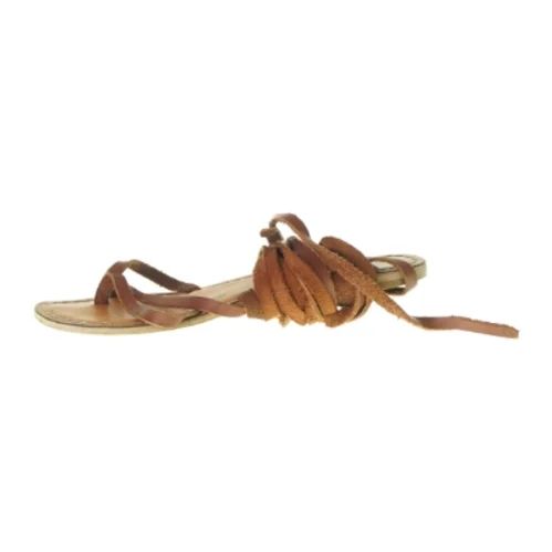 Sandaler med lang snøre (str. ca. 36,5)