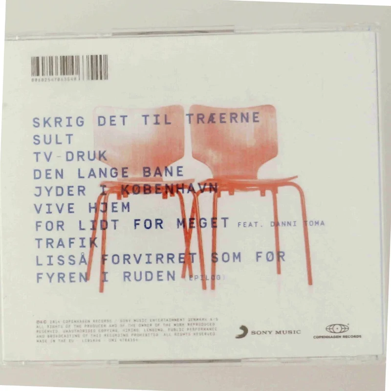 CD - De Eneste To - Dobbeltliv fra Sony Music, Copenhagen Records