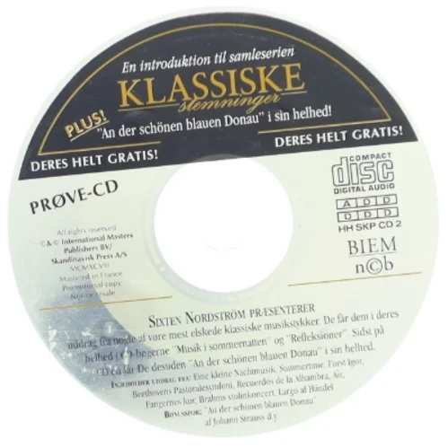 CD med klassisk musik