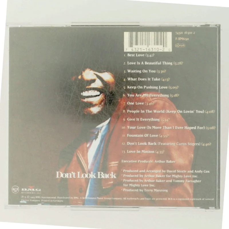 Al Green - Don't Look Back CD fra RCA, BMG