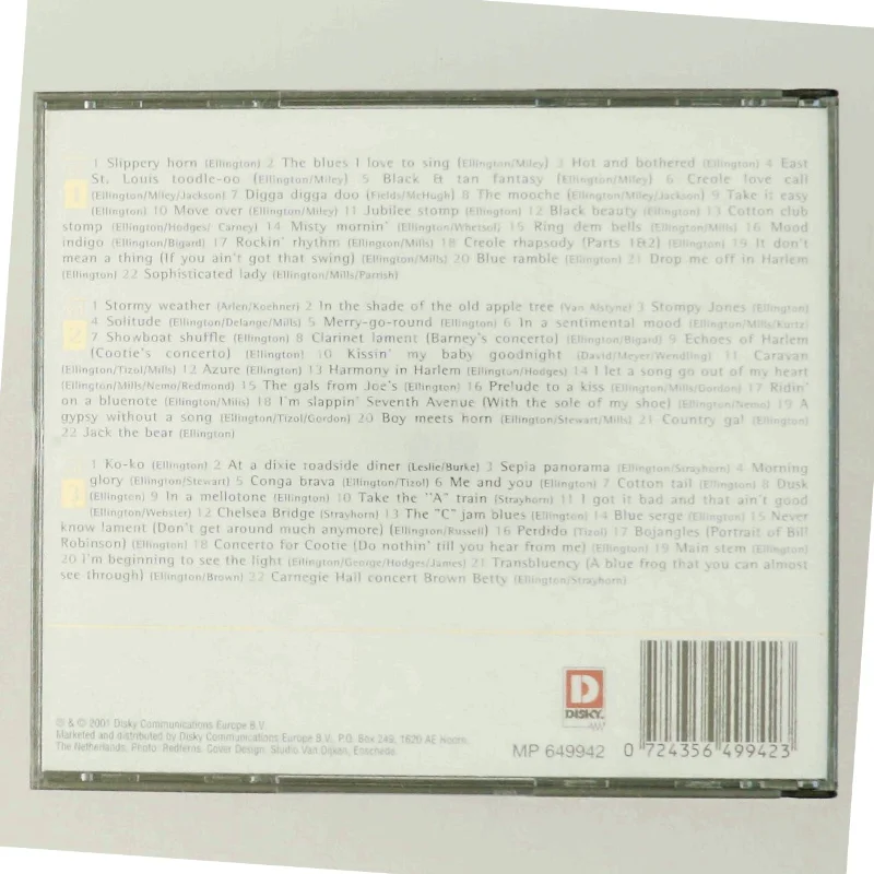 Duke Ellington - Golden Greats CD-sæt fra Disky Communications Europe B.V.