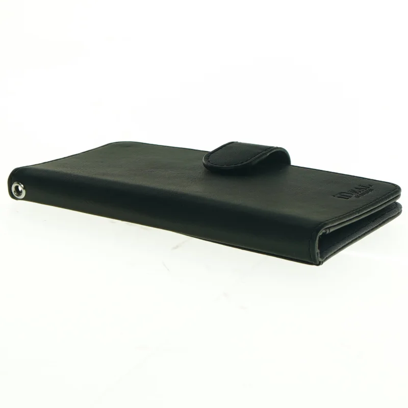 Sort læderetui til smartphone fra Ideal of Sweden (str. 16 x 8,5 cm)