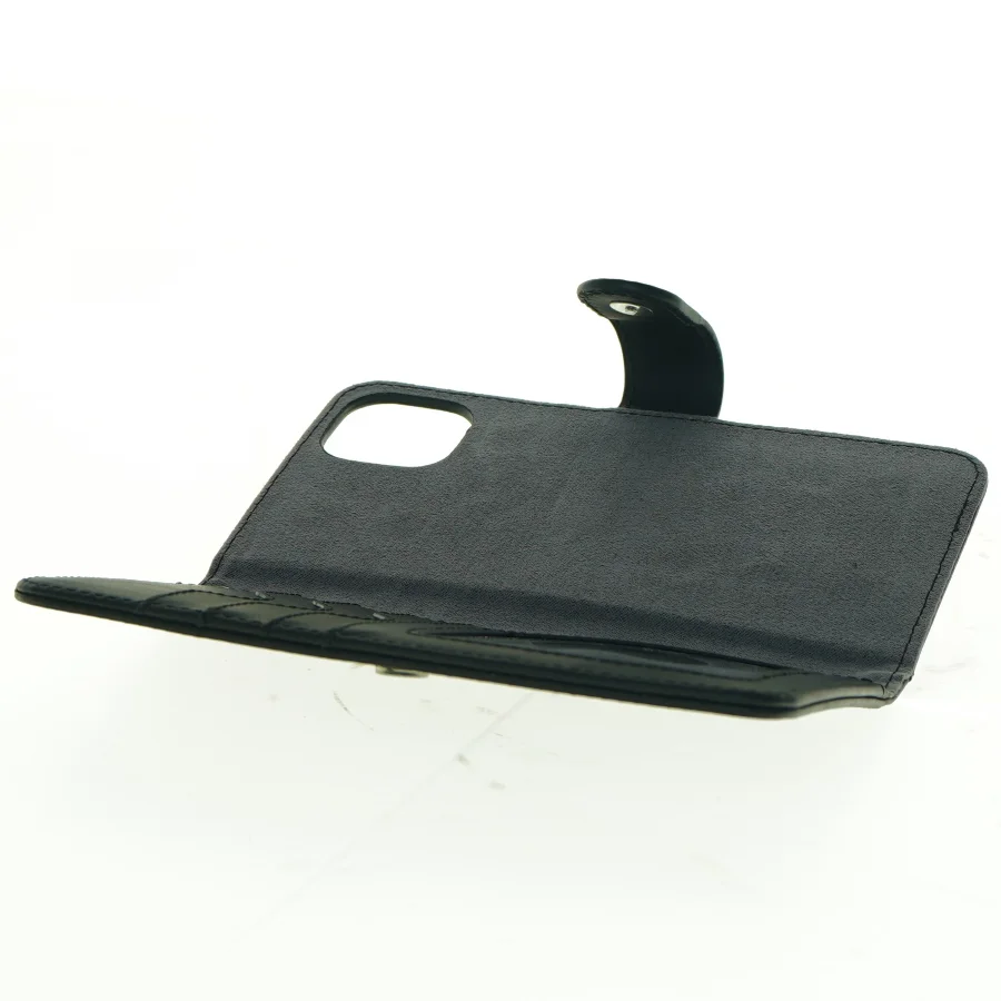 Sort læderetui til smartphone fra Ideal of Sweden (str. 16 x 8,5 cm)