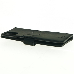 Sort læderetui til smartphone fra Ideal of Sweden (str. 16 x 8,5 cm)