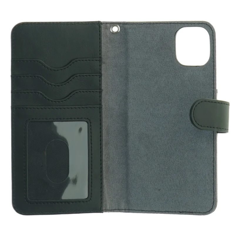 Sort læderetui til smartphone fra Ideal of Sweden (str. 16 x 8,5 cm)