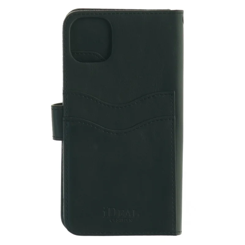 Sort læderetui til smartphone fra Ideal of Sweden (str. 16 x 8,5 cm)