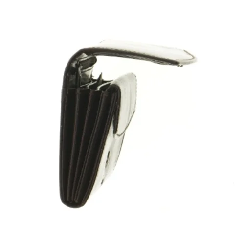 Sort læderpung fra Eoxca (str. 18 x 9 x 3 cm)