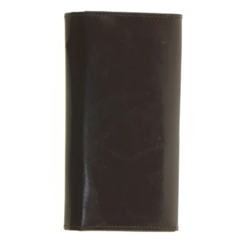 Sort læderpung fra Eoxca (str. 18 x 9 x 3 cm)