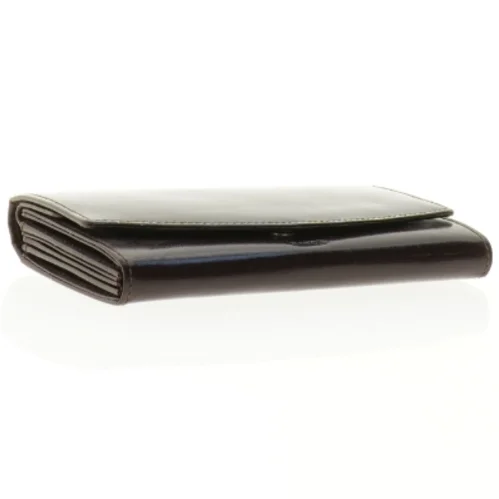 Sort læderpung fra Eoxca (str. 18 x 9 x 3 cm)