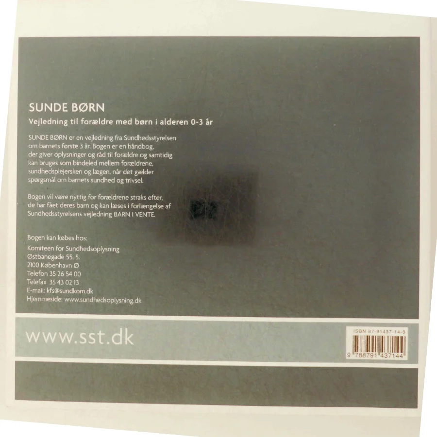 Sunde børn : vejledning til forældre med børn i alderen 0-3 år af Marianne Wung-Sung (Bog)