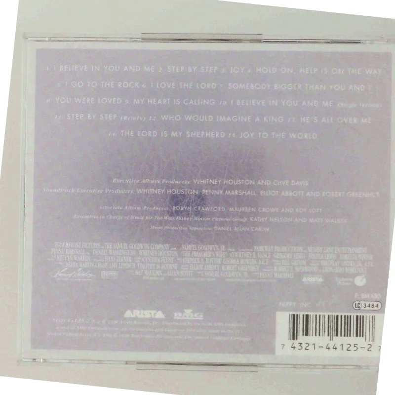 Whitney Houston, The Preachers wife fra Arista