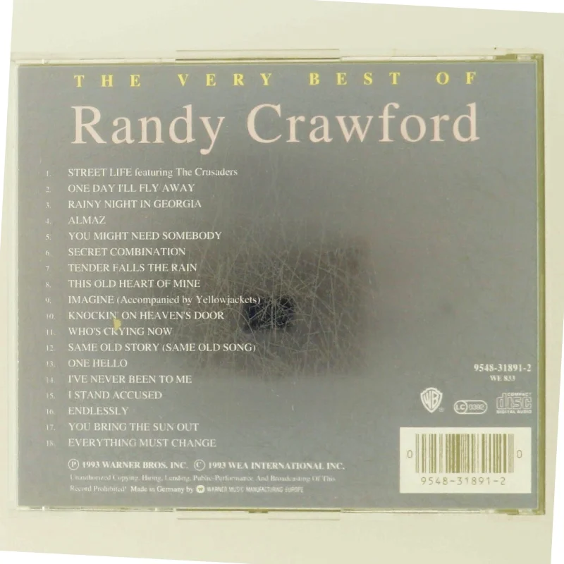 Randy Crawford CD fra Warner Bros.