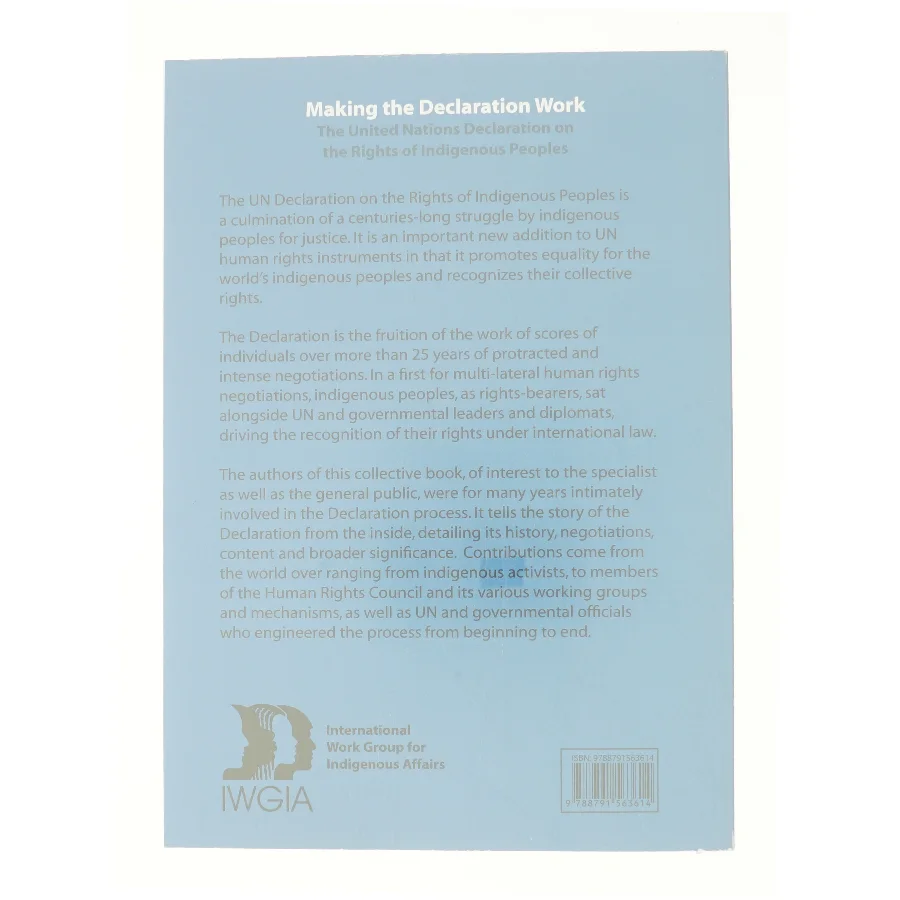 Making the Declaration Work: the United Nations Declaration on the Rights of Indigenous Peoples (Bog)