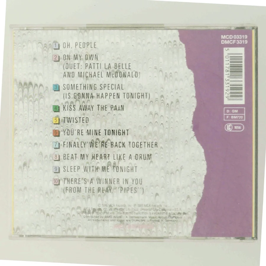 Patti LaBelle - Winner In You CD fra MCA Records