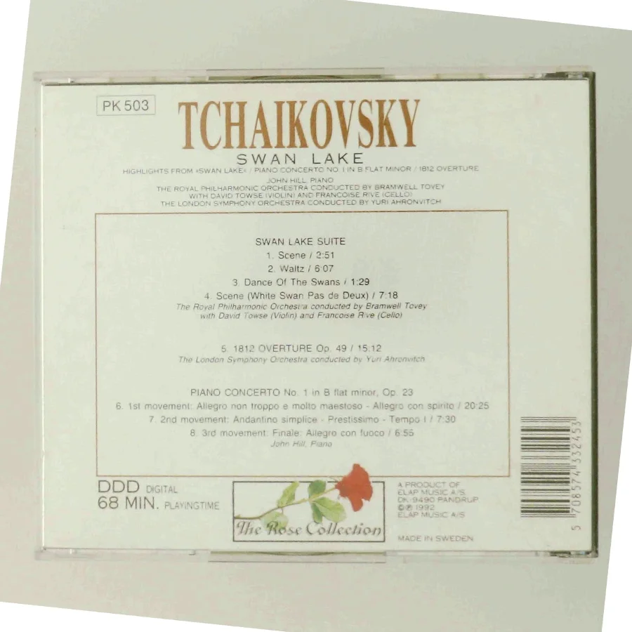 Tchaikovsky - Svanesøen CD fra ELAP