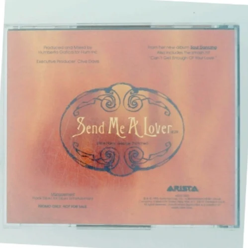 CD Single 'Send Me A Lover' fra Arista