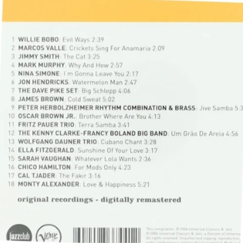 Soul Jazz CD fra Verve