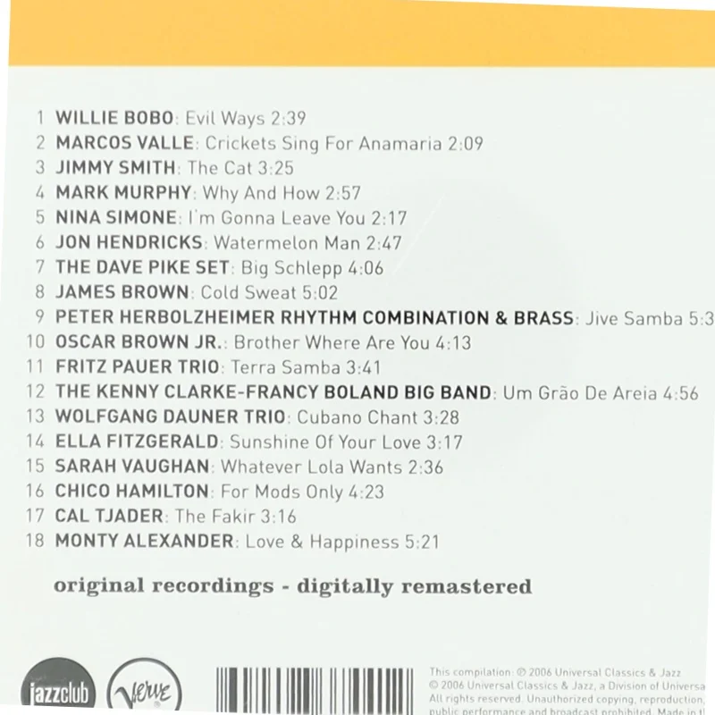 Soul Jazz CD fra Verve