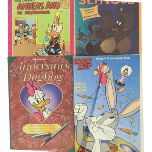 Samling af Anders And blade og kampagnematerialer