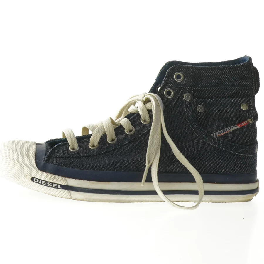 Diesel denim sneakers fra Diesel (str. 38)