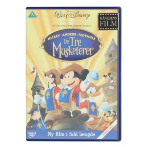 De tre musketerer fra Walt Disney med Mickey Mouse (DVD)