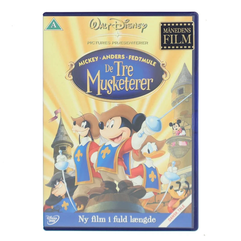 De tre musketerer fra Walt Disney med Mickey Mouse (DVD)