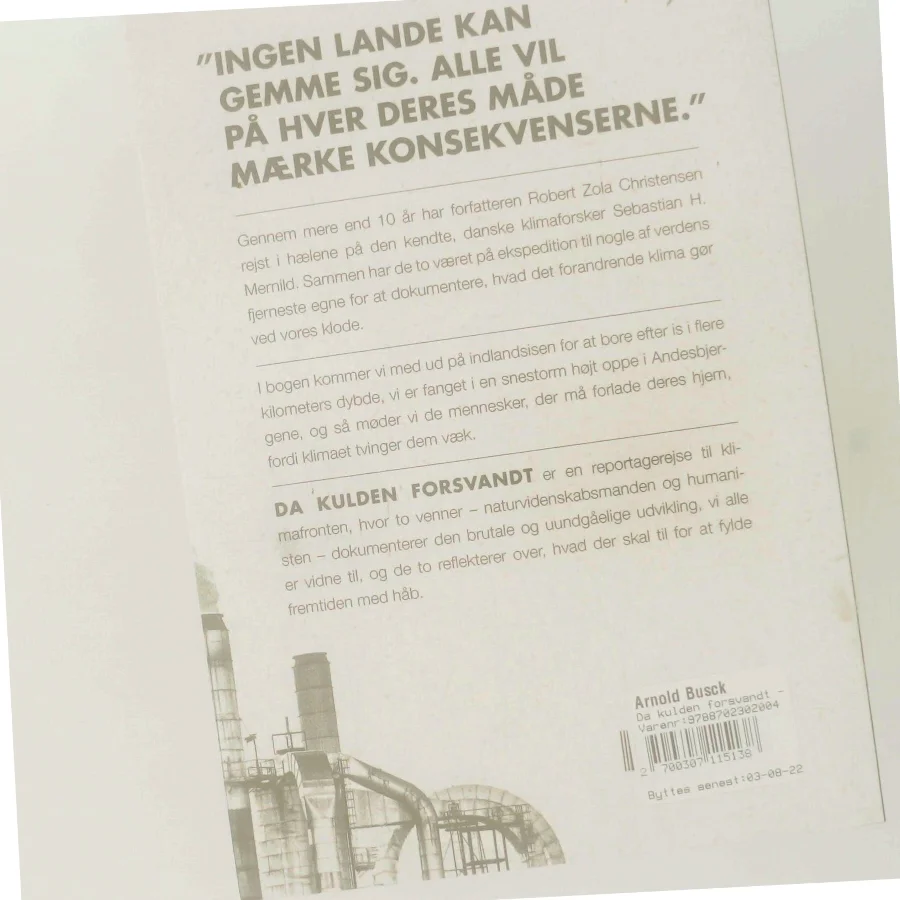 Da kulden forsvandt af Robert Zola Christensen (Bog)