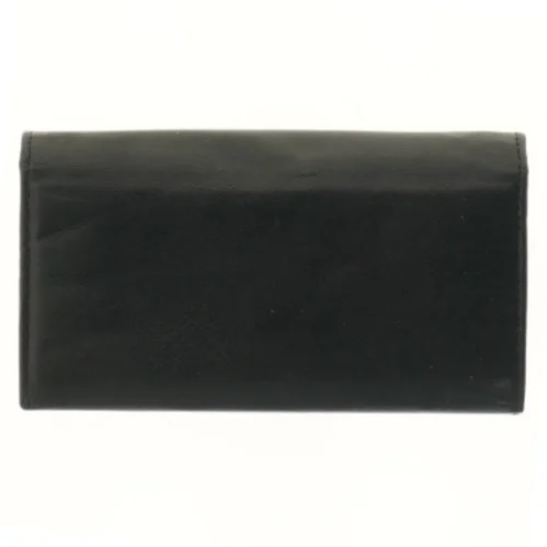 Sort clutch taske med gulddetaljer (str. 18x10 cm)