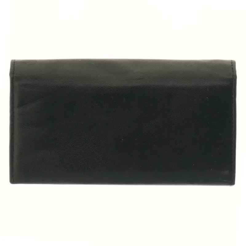 Sort clutch taske med gulddetaljer (str. 18x10 cm)