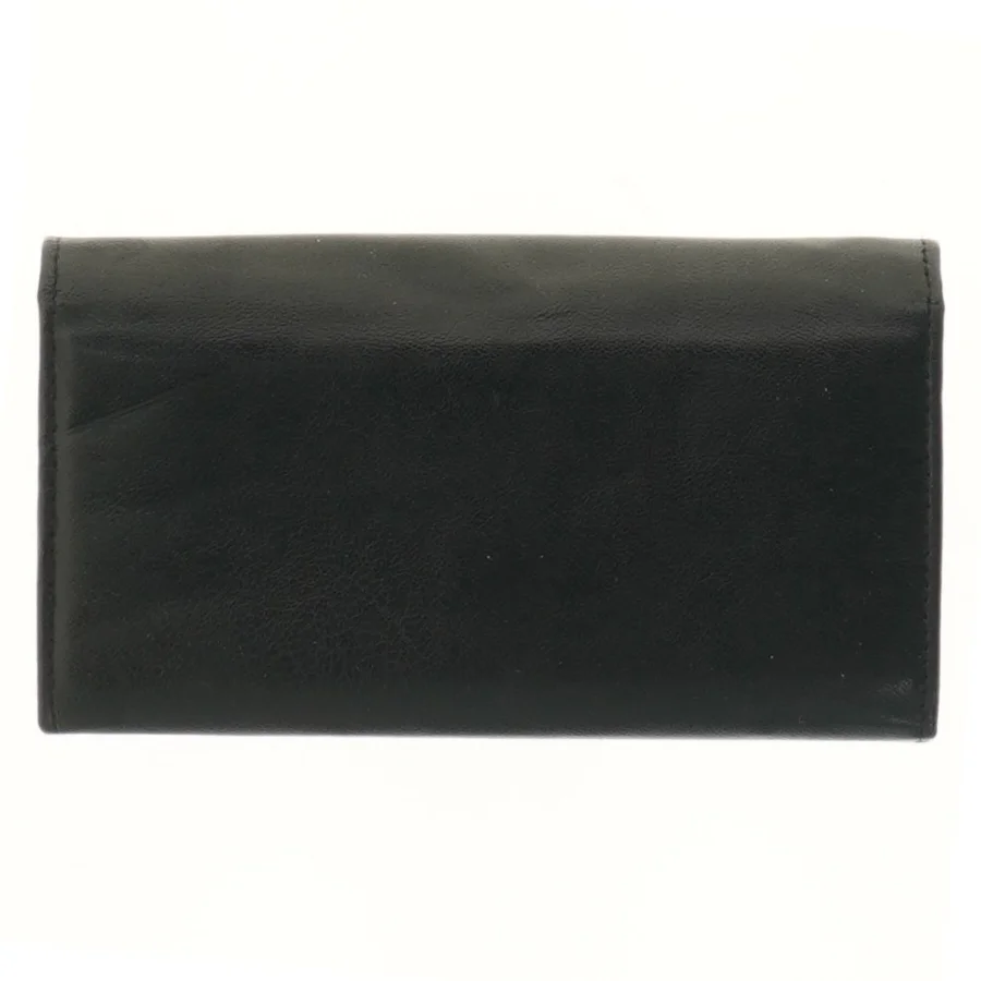 Sort clutch taske med gulddetaljer (str. 18x10 cm)