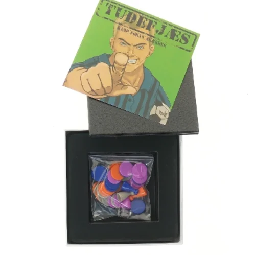  Tudefjæs spil (str. 17x17 cm)