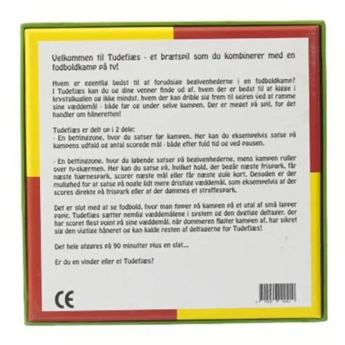  Tudefjæs spil (str. 17x17 cm)