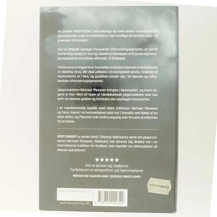 Sort daggry af Thomas Rathsack (Bog)