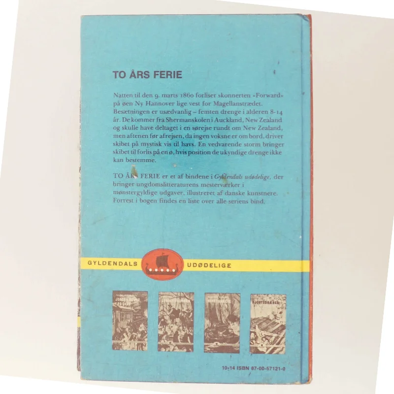 To års ferie af Jules Verne (Bog)