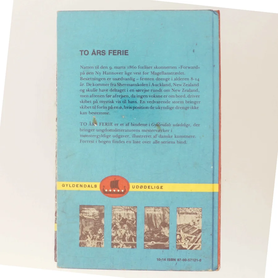 To års ferie af Jules Verne (Bog)