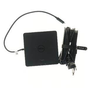Dell dockingstation med strømkabel fra Dell (str. 14,5x14,5 cm)